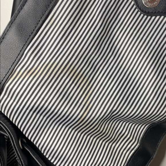 Christian Siriano Black Leather Backpack - Picture 5 of 9